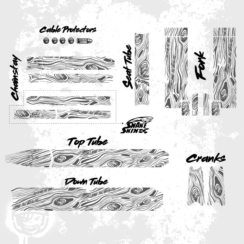 Pack complet de skins pour cadres « Pack Bois »